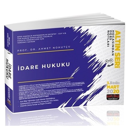 İdare Hukuku Hocasından Ders Notları