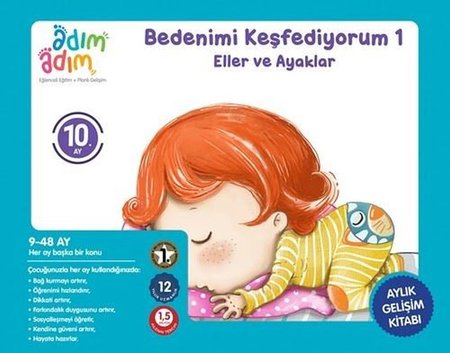 Bedenimi Keşfediyorum 1 - Eller ve Ayaklar 10. Ay Gelişim Kitabı