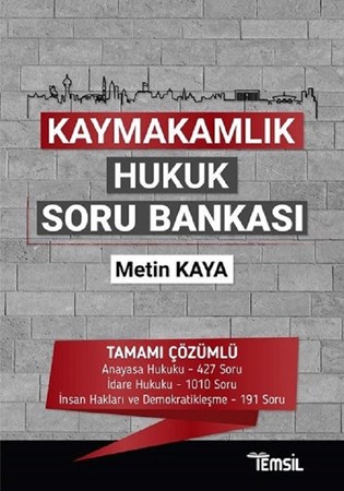 Kaymakamlık Hukuk Soru Bankası