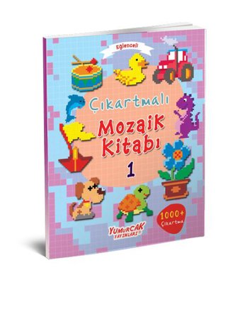Eğlenceli Çıkartmalı Mozaik Kitabı Seti (4 Kitap Takım)