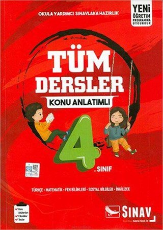 Sınav 4. Sınıf Tüm Dersler Konu Anlatımlı Yeni