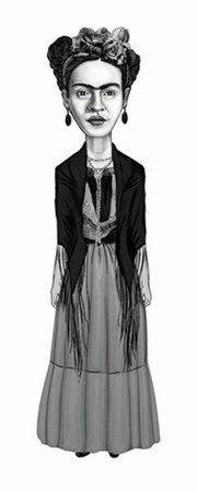 Frida Kahlo Karikatür Ayraç Aylak Adam Hobi