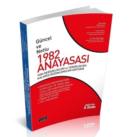 Güncel Ve Notlu 1982 Anayasası 2020