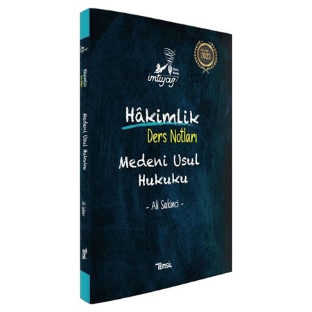 2023 Hakimlik İMTİYAZ Medeni Usul Hukuku Ders Notları