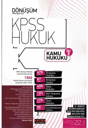 Kpss Hukuk - Kamu Hukuku Cİlt 2