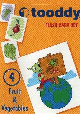 Tooddy Flash Card Set 4 Meyveler Ve Sebzeler