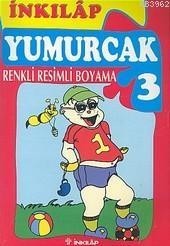 Yumurcak 3 Renkli Resimli Boyama