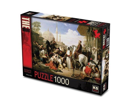 Puzzle 1000 Parça İstanbul'da Köle Pazarı 11364