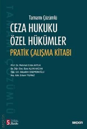 Ceza Hukuku Özel Hükümler Pratik
