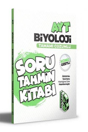 AYT Biyoloji Konu Özetli ve Tamamı Çözümlü Soru Tahmin Kitabı