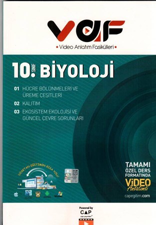 10. Sınıf Biyoloji Video Anlatımlı Fasiküller Çap Yayınları