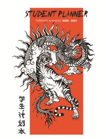 Akademi Çocuk Öğrenci Ajandası 2020 2021 Tiger Dragon 3074 16X21 Cm