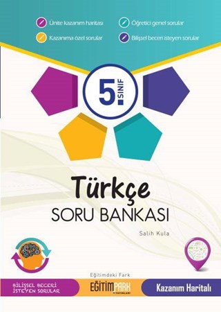 Eğitimpark 5.sınıf Türkçe Soru Bankası (25,00 Tl İadesiz)