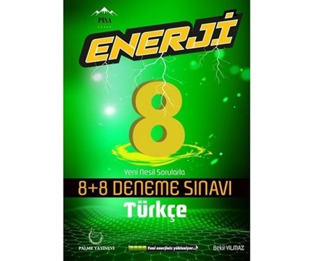 8.sınıf Enerji Türkçe 8+8 Deneme