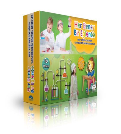Her Deney Bir Eğlence Serisi Kutu Set (10 Kitap)