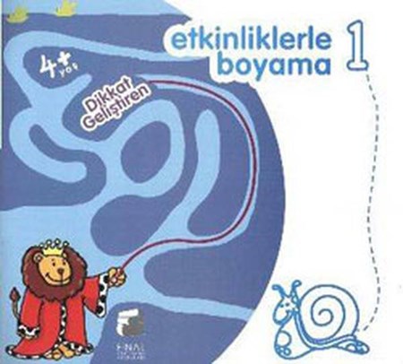 Etkinliklerle Boyama 1 Dikkat Geliştiren