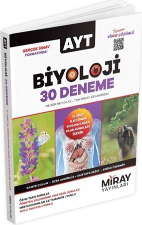 AYT Biyoloji 30 Deneme Özel Baskı
