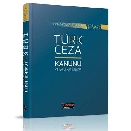 Türk Ceza Kanunu Ve İlgili Mevzuat Dikişli Ciltli - Savaş Yayınları Kanun Metinleri Ekim 2020