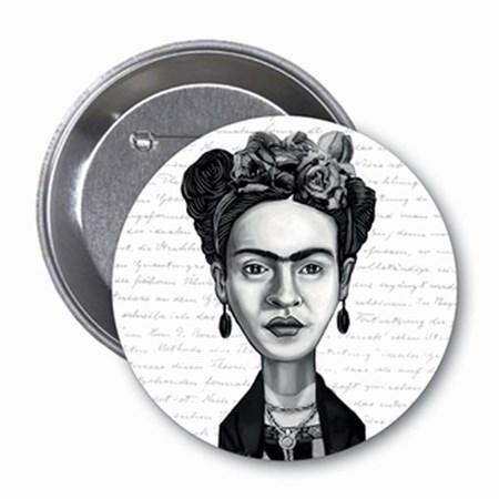 Frida Kahlo Karikatür Rozet Aylak Adam Hobi