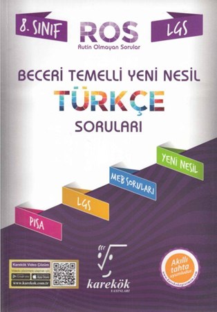 Karekök 8.sınıf Lgs Rutin Olmayan Türkçe Sorular Yeni