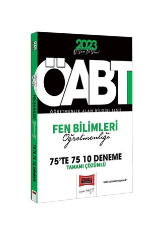 ÖABT Fen Bilimleri Öğretmenliği Tamamı Çözümlü 10 Deneme