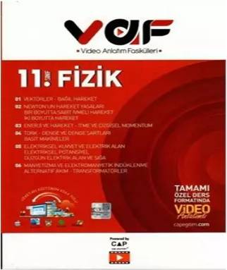 Çap VAF 11. Sınıf Fizik Video Anlatımlı Fasiküller