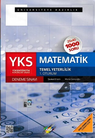 Fdd Yks Temel Yeterlilik Matematik 1. Oturum Deneme Sınavı