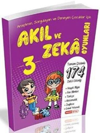 Kırmızı Beyaz Yayınları 3. Sınıf Akıl ve Zeka Oyunları