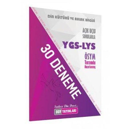 Ddy Ygs Lys Din Kültürü Ve Ahlak Bilgisi 30 Deneme