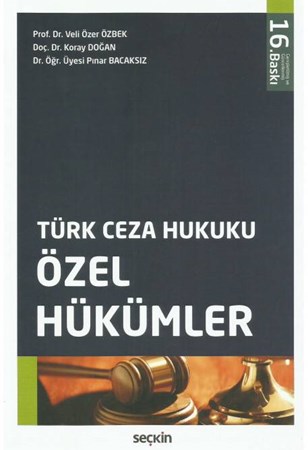 Türk Ceza Hukuku Özel Hükümler