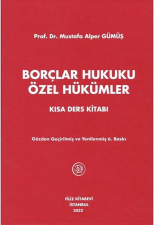 Borçlar Hukuku Özel Hükümler Kısa Ders Kitabı