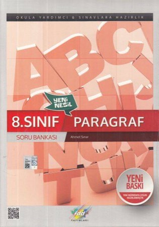 Fdd 8. Sınıf Yeni Nesil Paragraf Soru Bankası Yeni