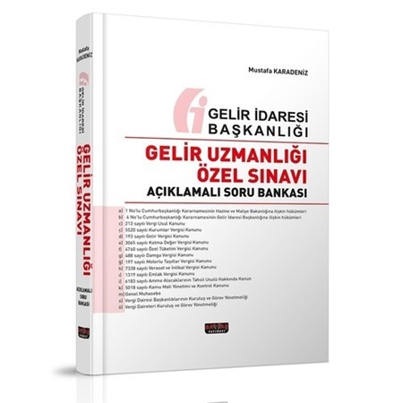 Gelir Uzmanlığı Özel Sınavı Açıklamalı Soru Bankası -2021