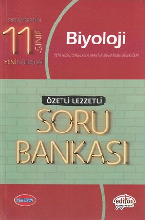 Editör 11. Sınıf Biyoloji Özetli Lezzetli Soru Bankası 2020 Yeni