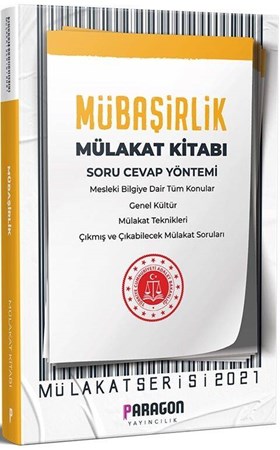 Paragon Yayıncılık 2021 Mübaşirlik Mülakat Kitabı Çıkmış Sorularla