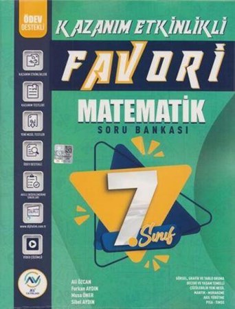 7. Sınıf Matematik Favori Serisi Kazanım Etkinlikli Soru Bankası