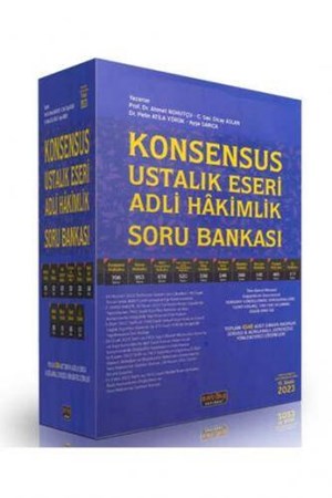 Konsensus Ustalık Eseri Adli Hakimlik Soru Bankası