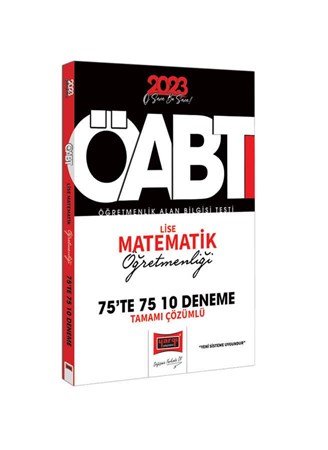 ÖABT Lise Matematik Öğretmenliği Tamamı Çözümlü 10 Deneme