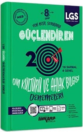 8. Sınıf LGS Din Kültürü ve Ahlak Bilgisi 20 Güçlendiren Denemeleri