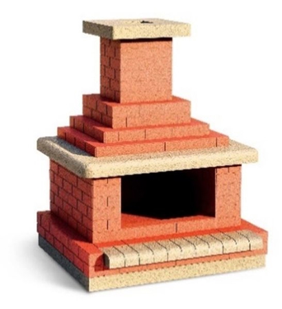 Minyatür Şömine - Kırmızı (Paket İçi 490)