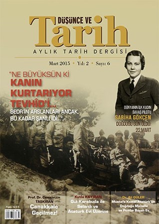 Düşünce Ve Tarih Dergisi Sayı 6