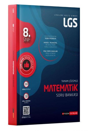 8 SINIF LGS MATEMATİK ÇÖZÜMLÜ SORU BANKASI