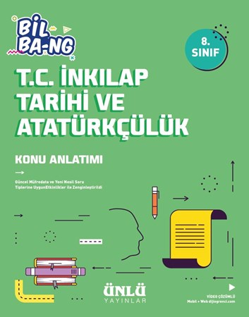 Bil Ba-ng 8. Sınıf İnkılap Tarihi Soru Bankası Ünlü Yayınlar