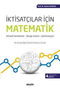 İktisatçılar İçin Matematik İktisadi Denklemler– Denge Analizi – Optimizasyon