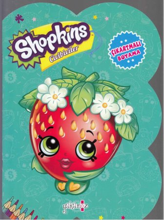 Shopkins Cicibiciler - Turkuaz Çıkartmalı Boyama