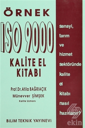 Örnek ISO 9000 Kalite El Kitabı 