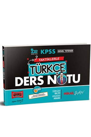KPSS Genel Yetenek Taktiklerle Türkçe Ders Notu
