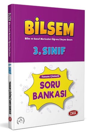 Data 3. Sınıf Bilsem Tamamı Çözümlü Soru Bankası