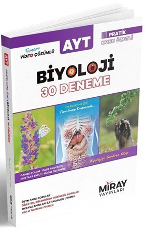AYT Biyoloji 30 Deneme