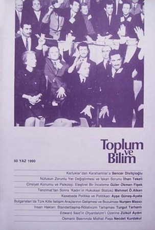 Toplum Ve Bilim Sayı 50